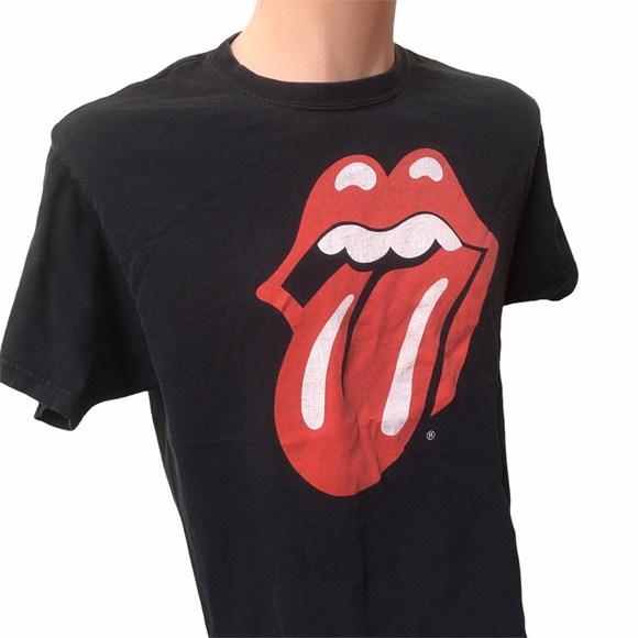 Rolling Stones T Shirt Top Tongue Out Stones Logo - Picture 1 of 7